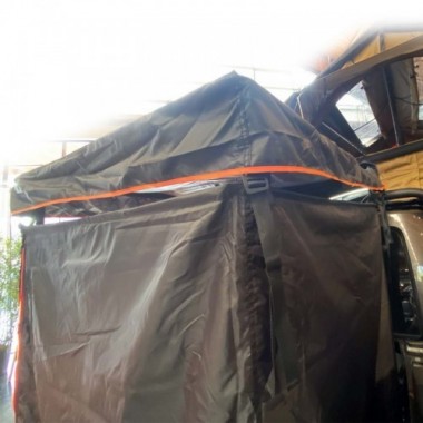SHOWER TENT WITH RAIN COVER 100CM BLACK