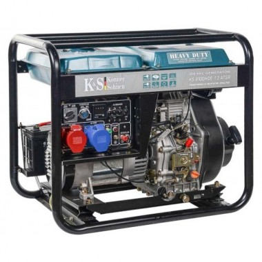 Könner & Söhnen Generator Set 6500W Diesel 230V/400V...