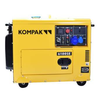 Kompak 5500W Diesel Generator 230V Soundproof NT-6100SE