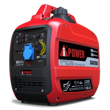A-iPower Geräuscharmer Inverter-Generator 2000W...
