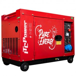 ITC POWER Groupe électrogène 6300W Diesel 230V...