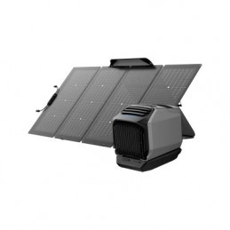 Photo du Climatiseur portable EcoFlow WAVE 2 + panneau solaire 400W