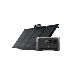 Présentation de la station Electrique EcoFlow RIVER 2 300W/256Wh + Panneau solaire portable 110 W