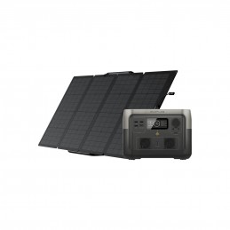 Présentation de la station électrique EcoFlow RIVER 2 Max + Panneau solaire portable 160 W