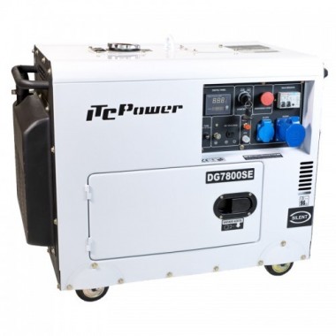 ITC Power Dieselgenerator 6500W AVR einphasig DG7800SE