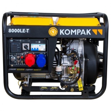 KOMPAK 6400W Diesel Generator 230V/400V K8000LE-T