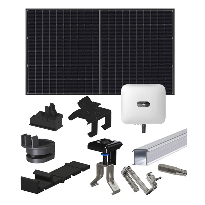 Foto del kit solar completo trifásico Groupe Elec "Simplicité" de 6 kw