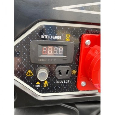 Panneau de contrôle et bouton de démarrage électrique du groupe électrogène Gaz 8000W Monophasé et Triphasé Kompak K10000TET-DF