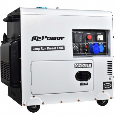 ITC Power Groupe électrogène diesel monophasé 6300W...