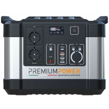 Premium Power PB1000 Tragbare Energie-Station 1000W...